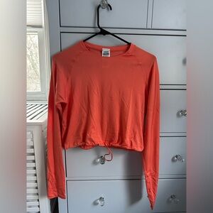 Gymshark Women's Orange/Coral Long Sleeve Top
